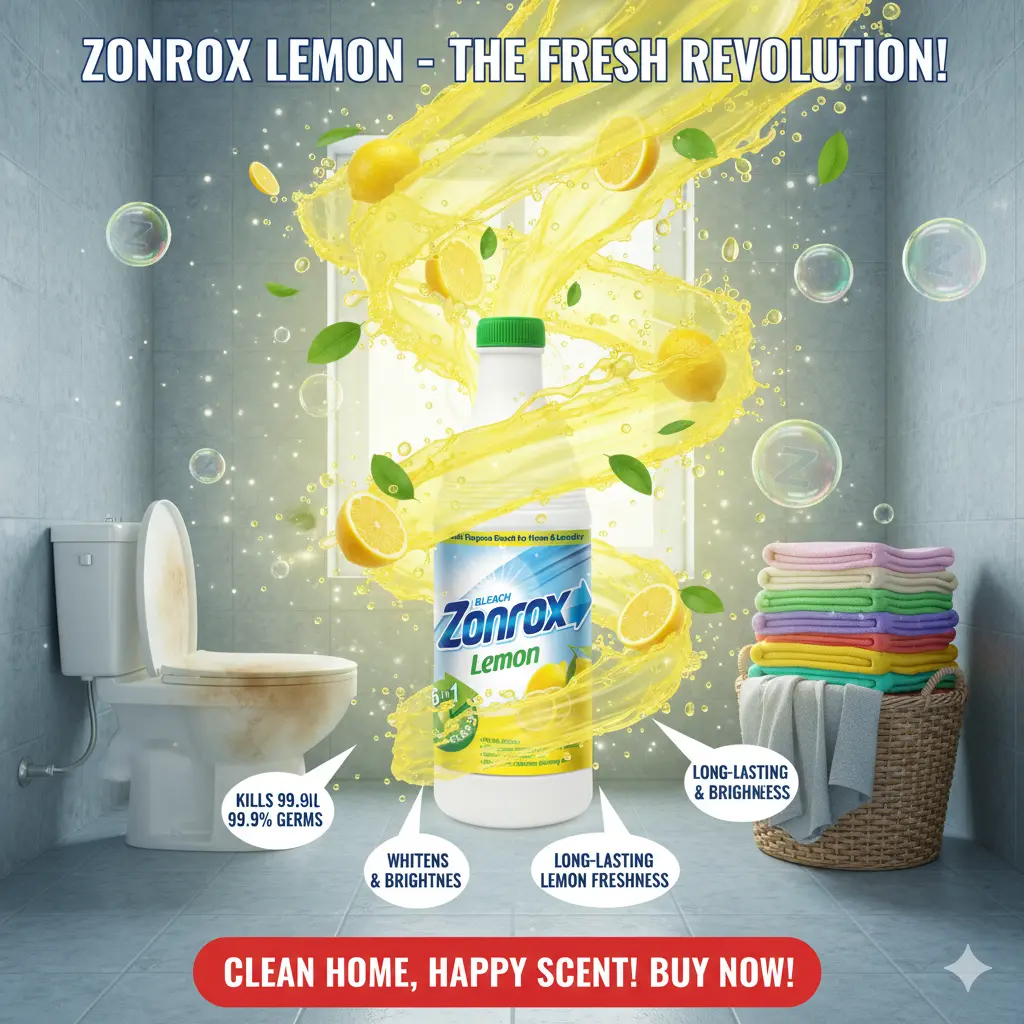 ZONROX SCENTED LEMON 500ML TWIN PACK SAVE 6